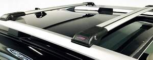 Поперечины Wingcarrier V1 на рейлинги с просветом NISSAN Terrano (R20) II 3/ 1993-2006 с замком, чёрные Поперечины Wingcarrier V1 на рейлинги с просветом NISSAN Terrano (R20) II 3/ 1993-2006 с замком, чёрные