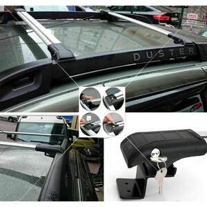 Поперечины Wingcarrier V1 для RENAULT Duster рестайлинг 2015-2021, с замком, чёрные