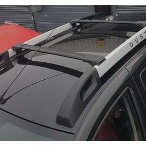 Поперечины Wingcarrier V1 для RENAULT Duster рестайлинг 2015-2021, с замком, чёрные