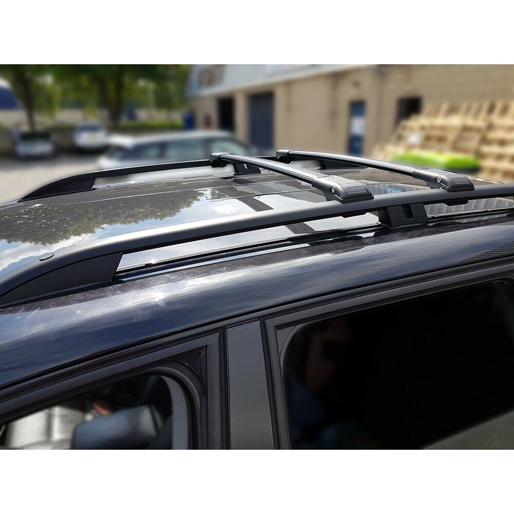 Багажные поперечины WingCarrier V1 на рейлинги TOYOTA Land Cruiser Prado 120, 2002-2009 с замком, черные Багажные поперечины WingCarrier V1 на рейлинги TOYOTA Land Cruiser Prado 120, 2002-2009 с замком, черные