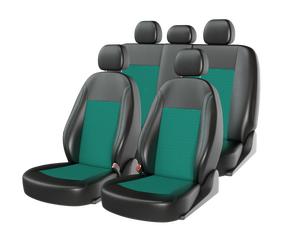 Чехлы универсальные ATOM JACQUARD цвет черный/зеленый/зеленый