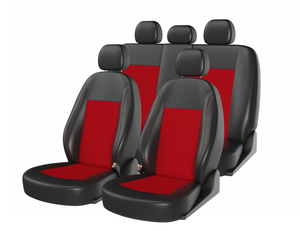 Чехлы универсальные ATOM JACQUARD цвет черный/красный/красный