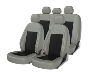 Чехлы универсальные ATOM LEATHER цвет серый/черный/черный