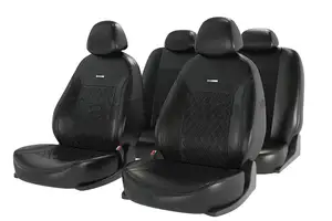Чехлы «ATOM LEATHER РОМБ» черный/черный/черный11123