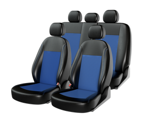 Чехлы универсальные ATOM LEATHER цвет черный/синий/синий