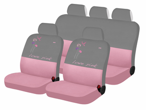 Чехлы универсальные LOVE PINK FLOWERS цвет розовый