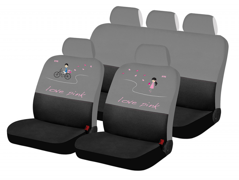 Чехлы универсальные LOVE PINK LOVE STORY цвет чёрный Чехлы универсальные LOVE PINK LOVE STORY цвет чёрный