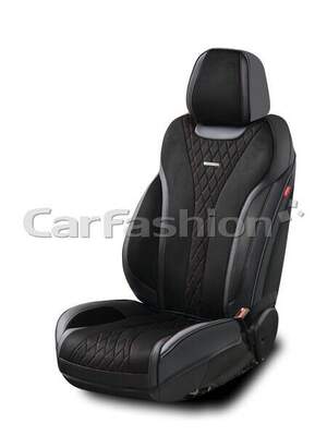 Комплект каркасных чехлов 5D «BUFFALO PLUS» черный/черный/красный 22764