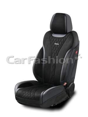 Комплект каркасных чехлов 5D «BUFFALO PLUS» черный/черный/черный 22763