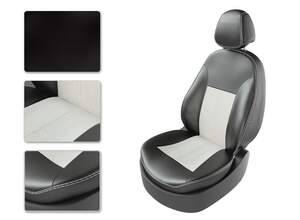 Чехлы CarFashion для сидений BMW X1 E-84 черный/белый/белый 11018622