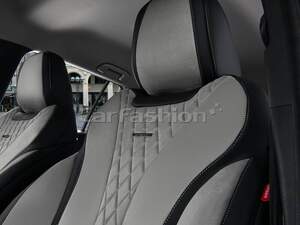 Комплект каркасных чехлов 5D «BUFFALO PLUS» серый/черный/серый 22769