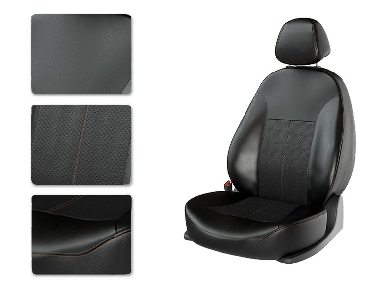 Чехлы CarFashion для сидений MAZDA 3 с 2013 HB черный/черный/оранжевый 25098669 Чехлы CarFashion для сидений MAZDA 3 с 2013 HB черный/черный/оранжевый 25098669