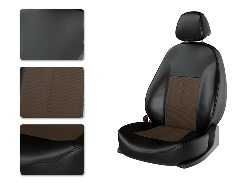 Чехлы CarFashion для сидений OPEL ANTARA с 12-15 черный/коричн/коричневый 29098677 Чехлы CarFashion для сидений OPEL ANTARA с 12-15 черный/коричн/коричневый 29098677