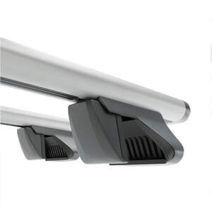 Багажник AMOS ALFA на рейлинги TOYOTA Highlander SUV 5дв 2007-2013 (дуги аэро-крыло с замком)