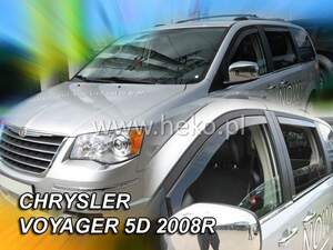 Дефлекторы окон вставные CHRYSLER VOYAGER I, II (1988-1996) «Team HEKO»