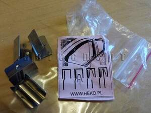 Дефлекторы окон вставные FORD RANGER (2006-2011) «Team HEKO»