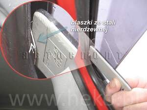 Дефлекторы окон вставные OPEL ASTRA F (1991-1998) седан «Team HEKO»