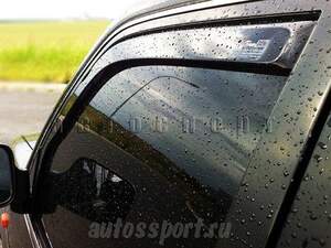 Дефлекторы окон вставные OPEL CORSA C (2000-2006) 3дв. передняя пара «Team HEKO»