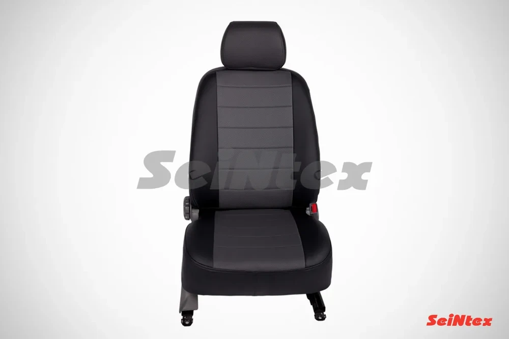 Чехлы Seintex из экокожи для сидений FORD FOCUS 2 2005-2010 GHIA черно-серые Чехлы Seintex из экокожи для сидений FORD FOCUS 2 2005-2010 GHIA черно-серые
