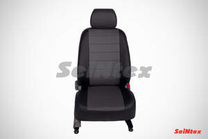 Чехлы Seintex из экокожи для сидений HYUNDAI TUCSON 2006-2015 40/60 черно-серые