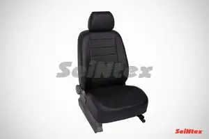Чехлы Seintex из экокожи для сидений KIA Rio II sd 2005-2011 черные