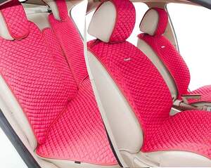 Комплект Накидок «PALERMO PLUS» красный/бордовый 21771