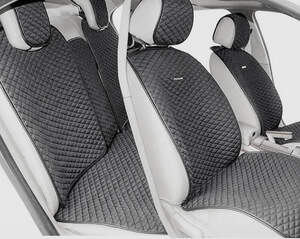 Комплект Накидок «PALERMO PLUS» серый/серый 21876