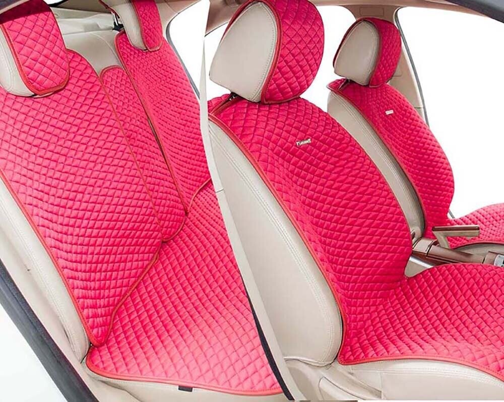 Комплект Накидок «PALERMO PLUS» черный/красный 21763 Комплект Накидок «PALERMO PLUS» черный/красный 21763