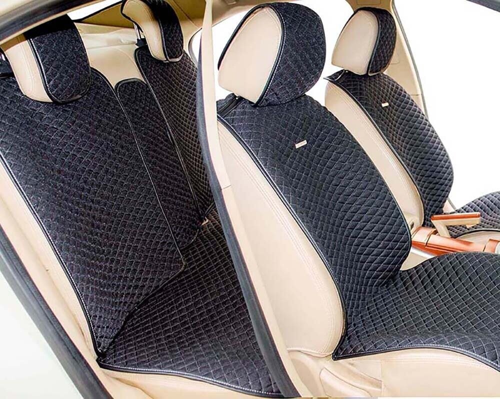 Комплект Накидок «PALERMO PLUS» черный/т.серый 21764 Комплект Накидок «PALERMO PLUS» черный/т.серый 21764