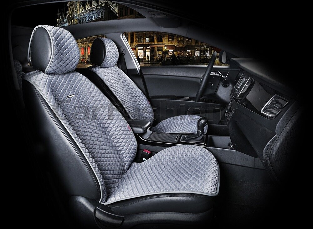 Накидки на передние сиденья «PALERMO» серый/серый 21875 Накидки на передние сиденья «PALERMO» серый/серый 21875