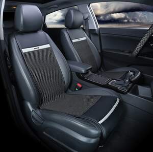 Накидки передние «ECO CORD» черный/серый 21707