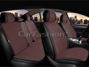 Комплект Накидок 2D «MONACO PLUS» коричневый/черный/коричневый/коричневый 21839