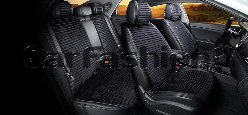 Комплект накидок «MONACO PLUS» черный/черный/черный/черный21826 Комплект накидок «MONACO PLUS» черный/черный/черный/черный21826