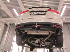 Быстросъемный фаркоп «Бизон» профиль 50х50 для Acura RDX 2007-