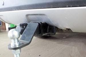 Фаркоп Great Wall Hover H3, кроме дизельного 2014-2016 съемное крепление шара под американский квадрат