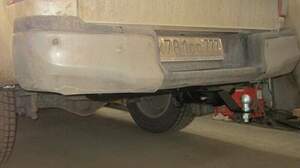 Фаркоп Toyota Hilux 2015- съемное крепление шара под американский квадрат