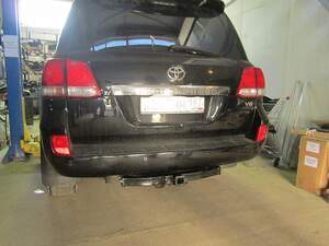 Фаркоп Toyota Land Cruiser 200 2008-2021, Lexus LX 2008-2021 съемное крепление шара под американский квадрат