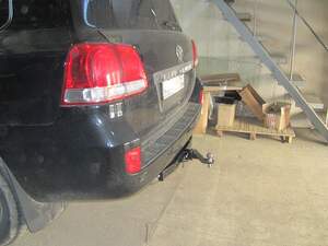 Фаркоп Toyota Land Cruiser 200 2008-2021, Lexus LX 2008-2021 съемное крепление шара под американский квадрат