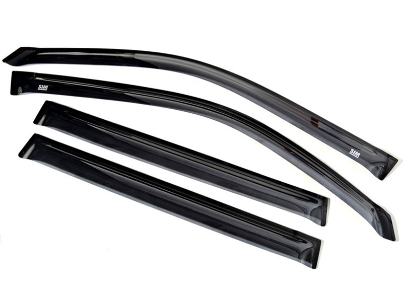 Дефлекторы окон «SIM» накладные для VW TOUAREG II (2010-2018) Дефлекторы окон «SIM» накладные для VW TOUAREG II (2010-2018)