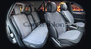 Комплект Накидок «CAPRI PLUS» черный/серый/серый 22249