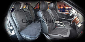 Комплект Накидок «CAPRI PLUS» черный/черный/т.серый 22243