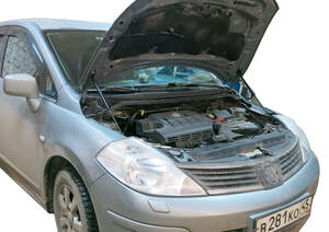 Упоры капота «Автоупор» для Nissan TIIDA 2004-2015