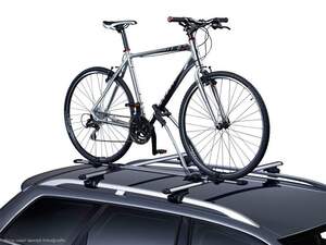 Крепление велосипедное TREND (с замком) на автомобильный багажник, алюминий/цвет серебристый