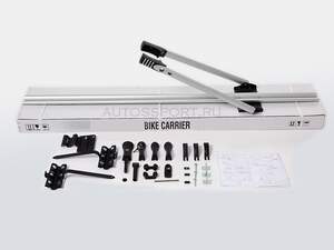 Крепление велосипедное TREND (с замком) на автомобильный багажник, алюминий/цвет серебристый