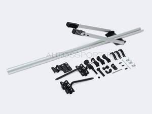 Крепление велосипедное TREND (с замком) на автомобильный багажник, алюминий/цвет серебристый