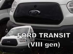 Дефлектор на решетку радиатора радиатора FORD TRANSIT 2013-верх, Хеко (Польша)