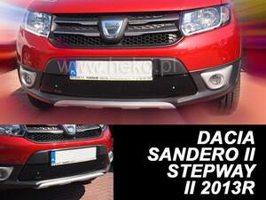 Дефлектор на решетку радиатора радиатора RENAULT SANDERO/STEPWAY (2013-н.в.), Хеко (Польша)