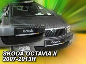 Дефлектор на решетку радиатора радиатора SKODA FABIA II 2006-2010-верх, Хеко (Польша)