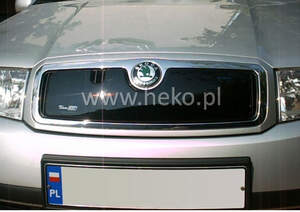 Дефлектор на решетку радиатора радиатора SKODA ROOMSTER 2006-2010-верх, Хеко (Польша)