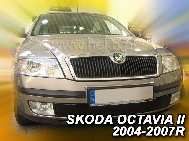 Дефлектор на решетку радиатора радиатора SKODA FABIA II 2010-2014 верх, Хеко (Польша) Дефлектор на решетку радиатора радиатора SKODA FABIA II 2010-2014 верх, Хеко (Польша)